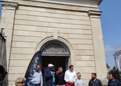 Restauration en Pierres Tuffeau tout autour du mausolée