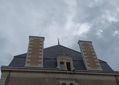 Souches de cheminées à Vauchrétien